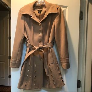 WHBM coat with gold-toned embellishments